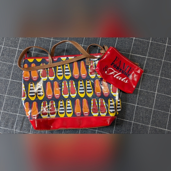 Nine West Tote bag with matching smaller bag - Picture 1 of 4